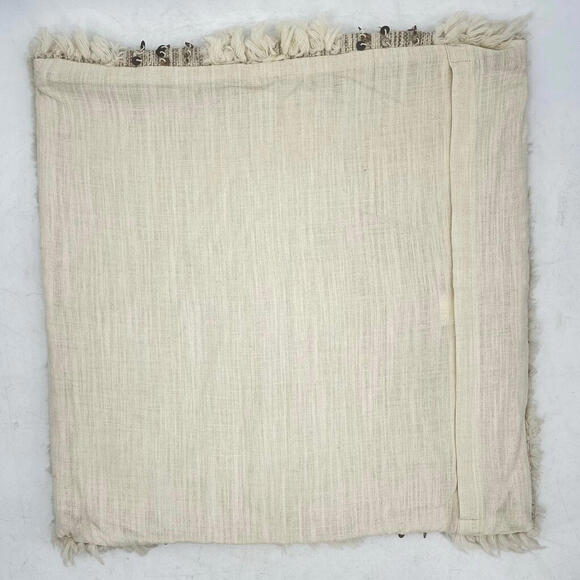 Cream Moroccan Wedding Pillow Cover Home Decor - Picture 2 of 4